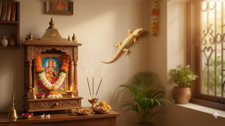 वास्&zwj;तु के अनुसार छिपकली का घर में घुसना शुभ या अशुभ? घर पर छिपकली का आना क्या संकेत देता है, जान&zwj;िए यहां