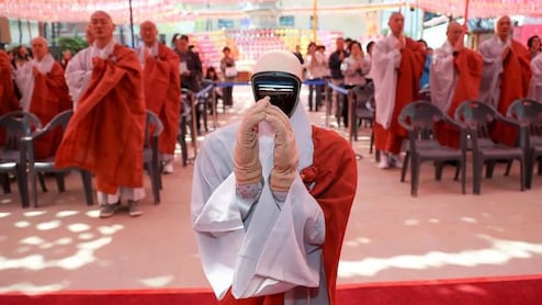 Robot Monk 'Gabi' Gets Ordained By South Korea's Largest Buddhist Sect