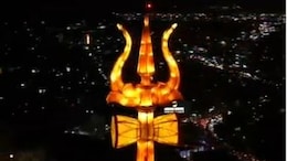 Giant 65-Foot Trishul At Kailasagiri Hilltop Lights Up Vizag Skyline