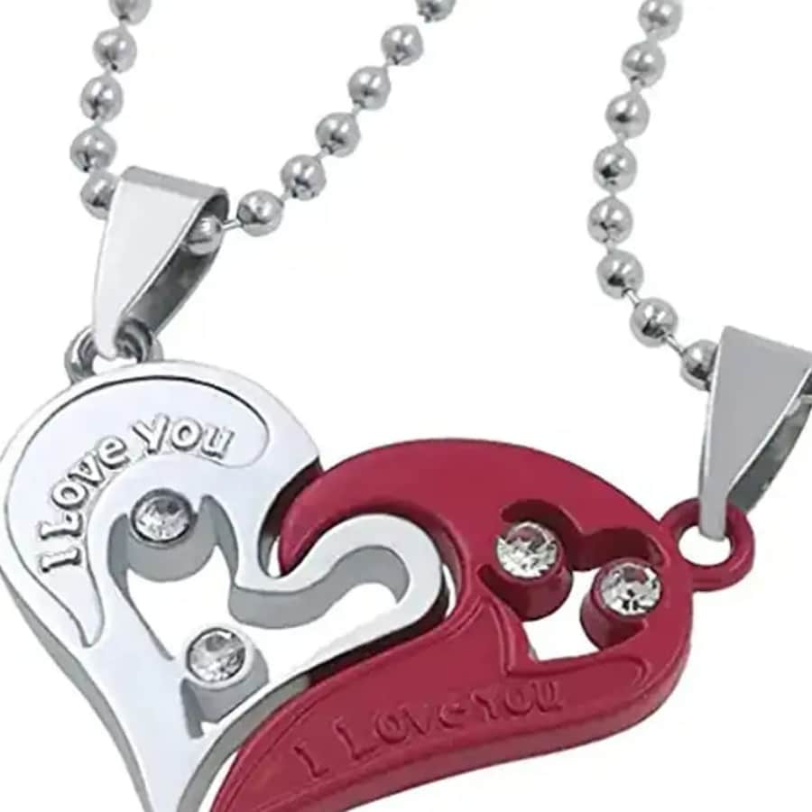 Click here to buy: VIANSH Heart Shape Couple Pendant for Lovers Stainless Steel Locket Set Click here to buy: VIANSH Heart Shape Couple Pendant for Lovers Stainless Steel Locket Set