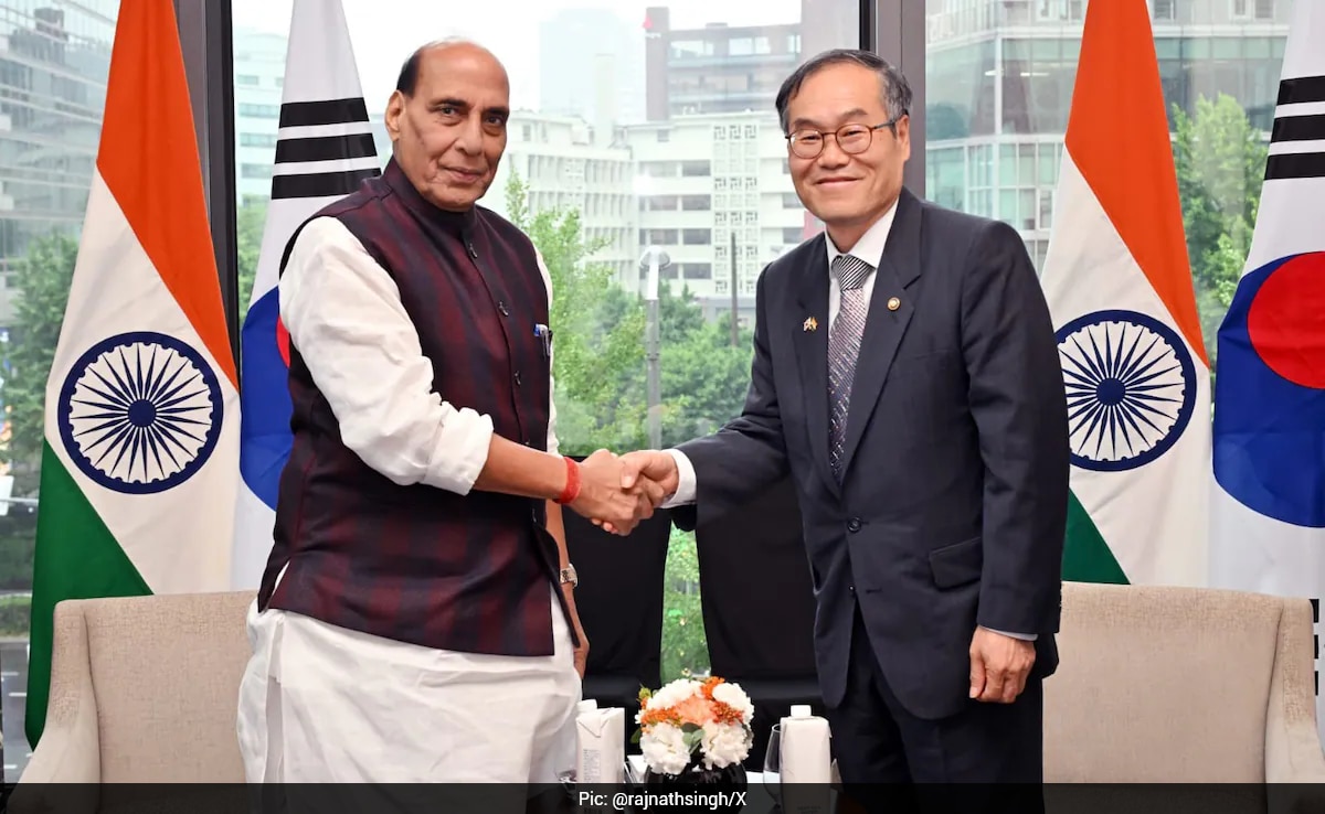 India, South Korea Sign Pact On Defence, Cyber, Training Cooperation