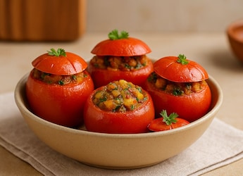 This 15-Minute Bharwa Tamatar Recipe Makes A Simple Lunch Feel Special