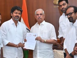 TVK Chief Vijay Meets Tamil Nadu Governor, Stakes Claim To Form Next Government