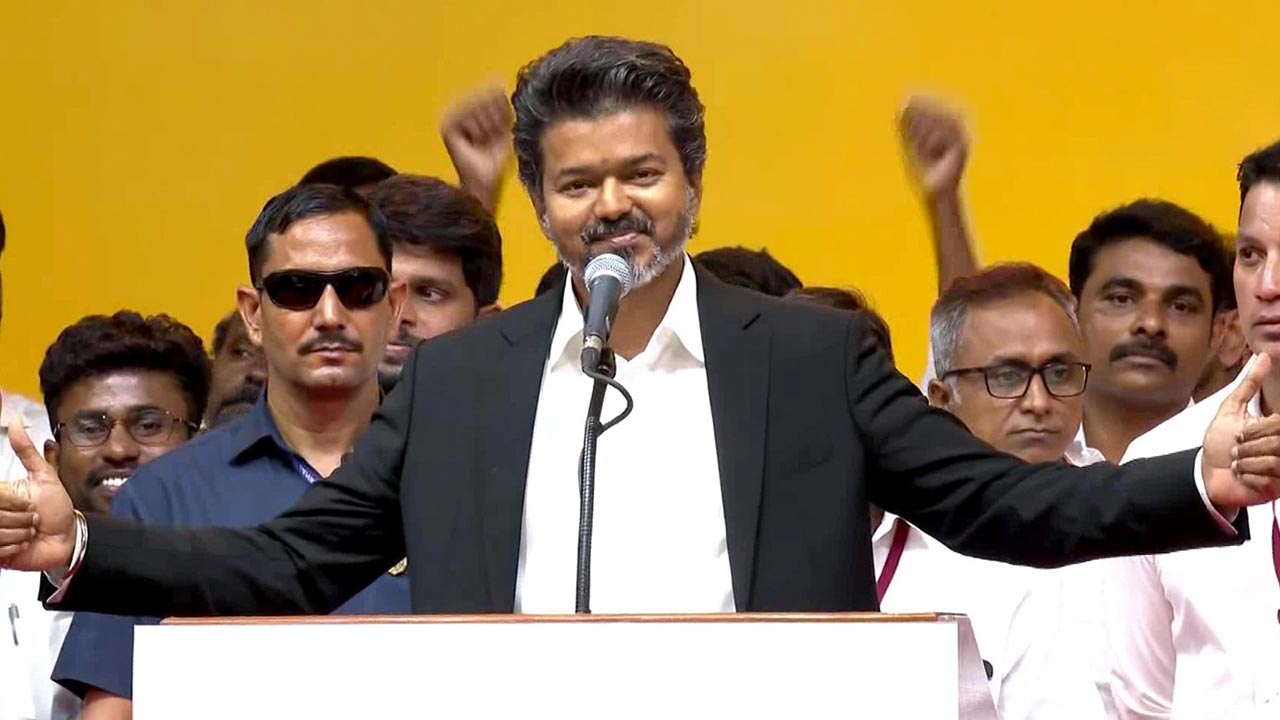 21 TVK, 2 Congress MLAs Among 23 Ministers To Take Oath In Vijay's Cabinet