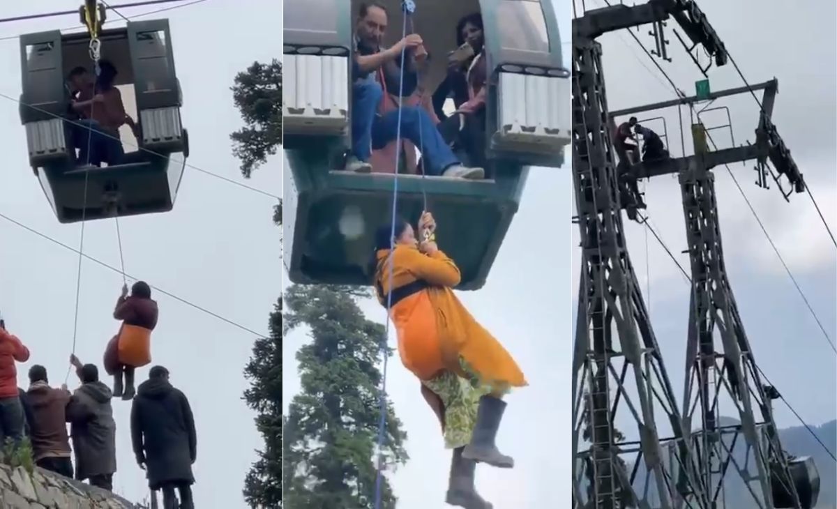 300 Tourists Stranded Mid-Air After Technical Issue Halts Gulmarg Gondola