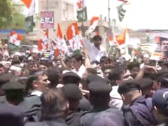 NEET पेपर लीक के खिलाफ राजस्थान कांग्रेस का BJP मुख्यालय घेरने का प्रयास, हुआ जबरदस्त हंगामा