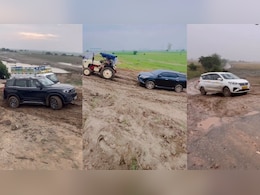 Scorpio, Fortuner SUVs Struggle On Muddy Incline In Manjhawli, Ertiga Crosses Smoothly: Watch Video