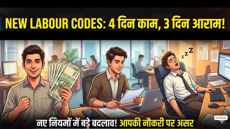 New Labour Code: नए लेबर कोड में कर्मचारियों की मौज! हफ्ते में 4 दिन काम और 3 दिन छुट्टी! ओवरटाइम पर मिलेगा डबल पैसा