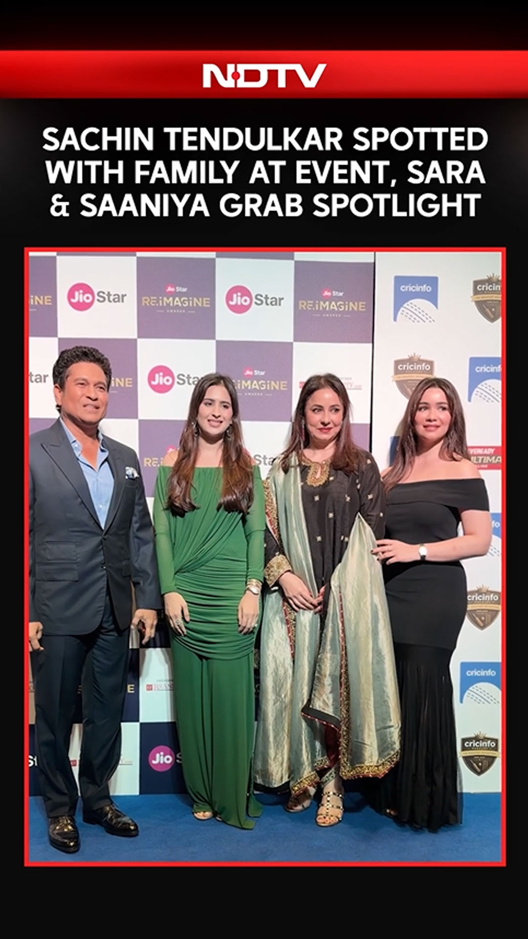 Sachin Tendulkar Spotted With Family at Event, Sara & Saaniya Grab Spotlight