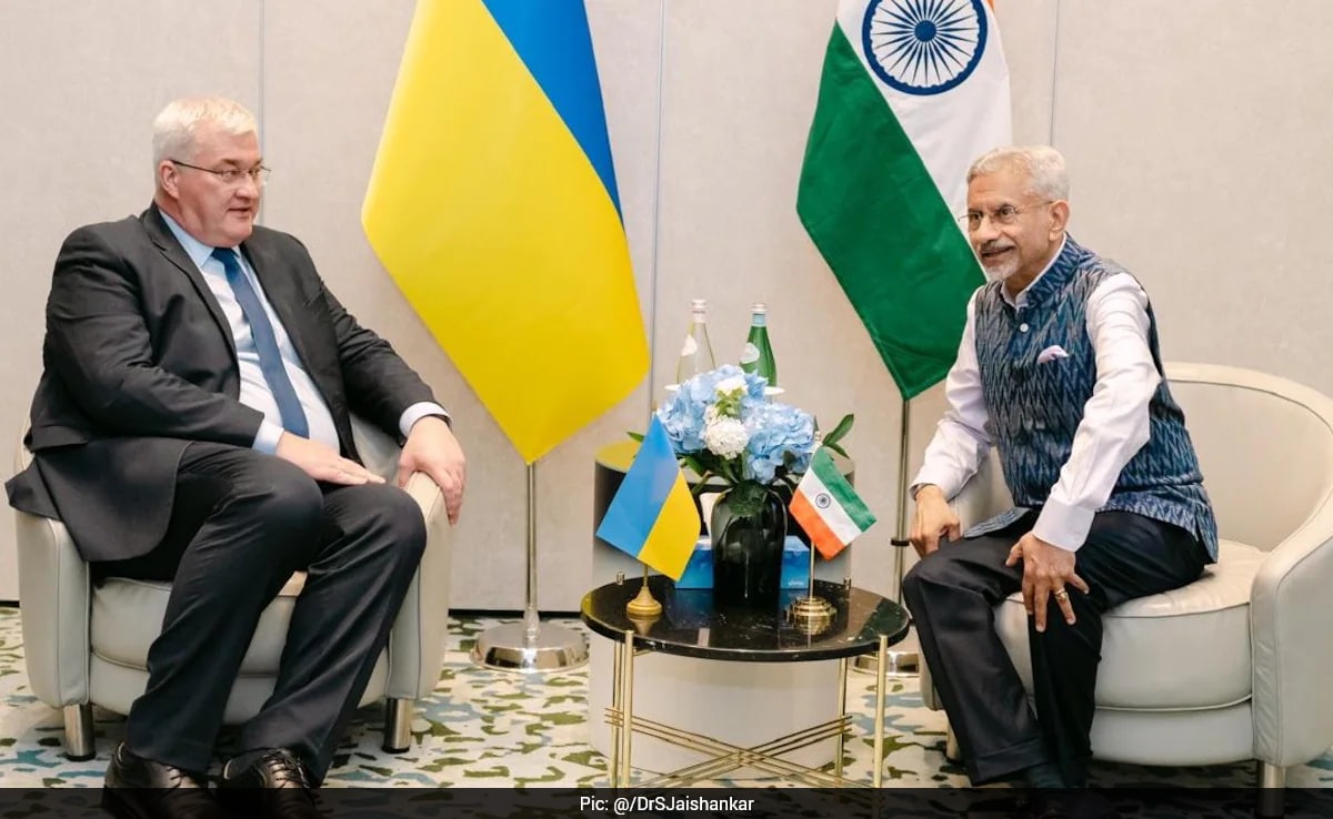 S Jaishankar, Ukrainian Counterpart Discuss War, Bilateral Ties In Cyprus
