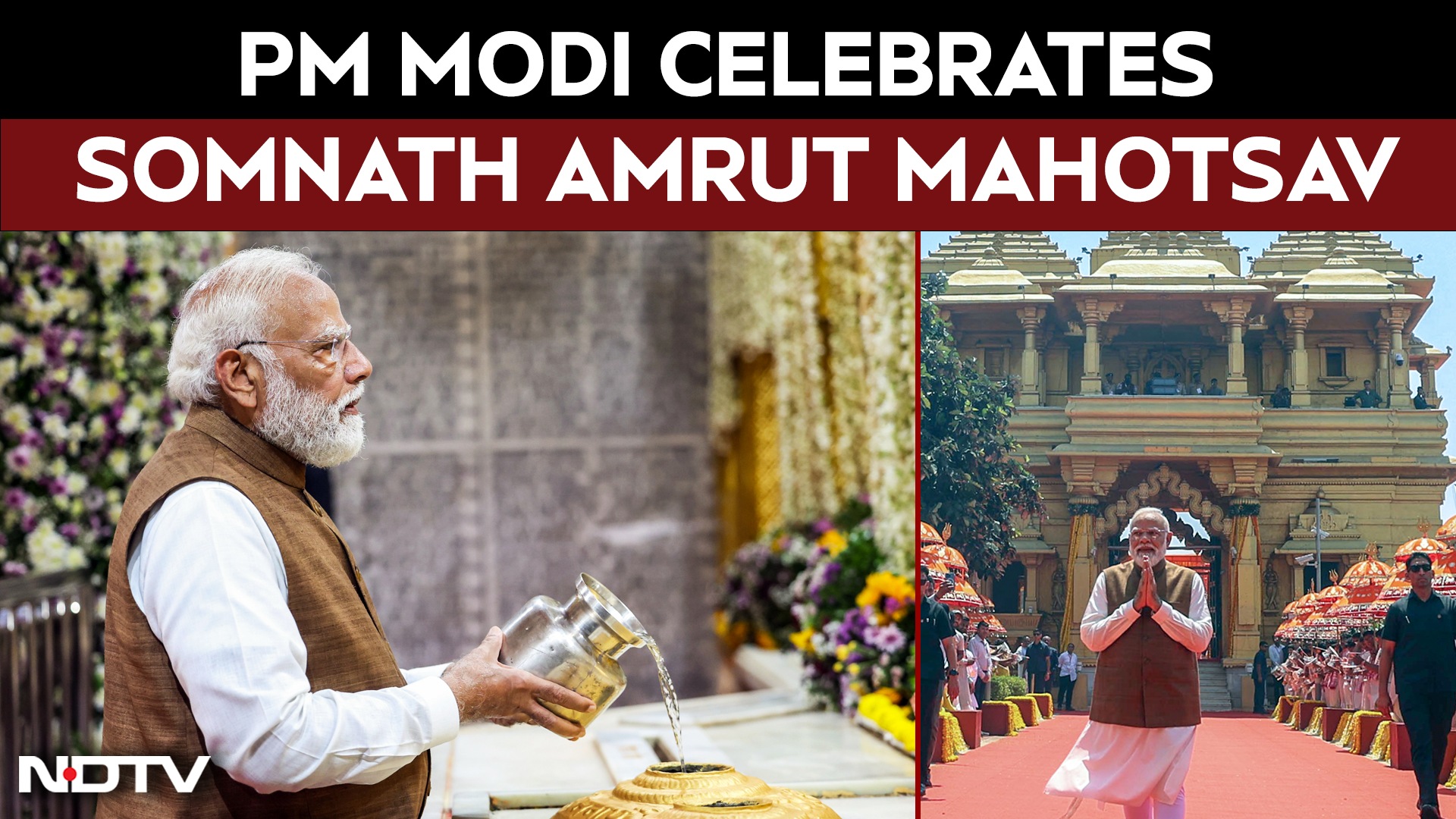 PM Modi At Somnath Amrut Mahotsav | 75 Years Of Somnath Reconstruction Celebrated