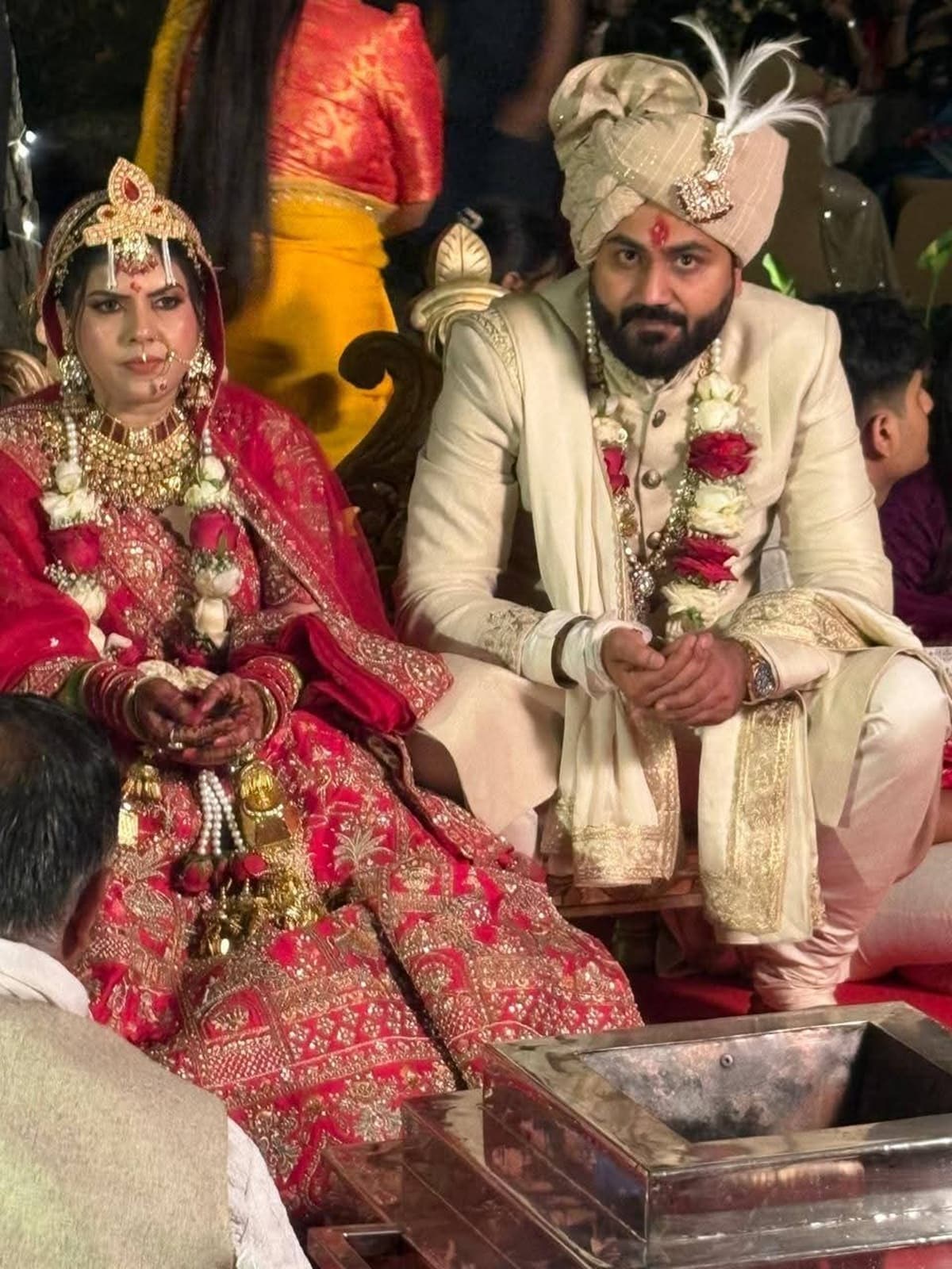 meerut zila panchayat president gaurav chaudhary marries farrukhabad monika yadav