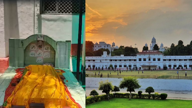 लखनऊ KGMU में छह मजारें लावारिस निकलीं, बुलडोजर चलाने की तैयारी! नोटिस लगाया गया