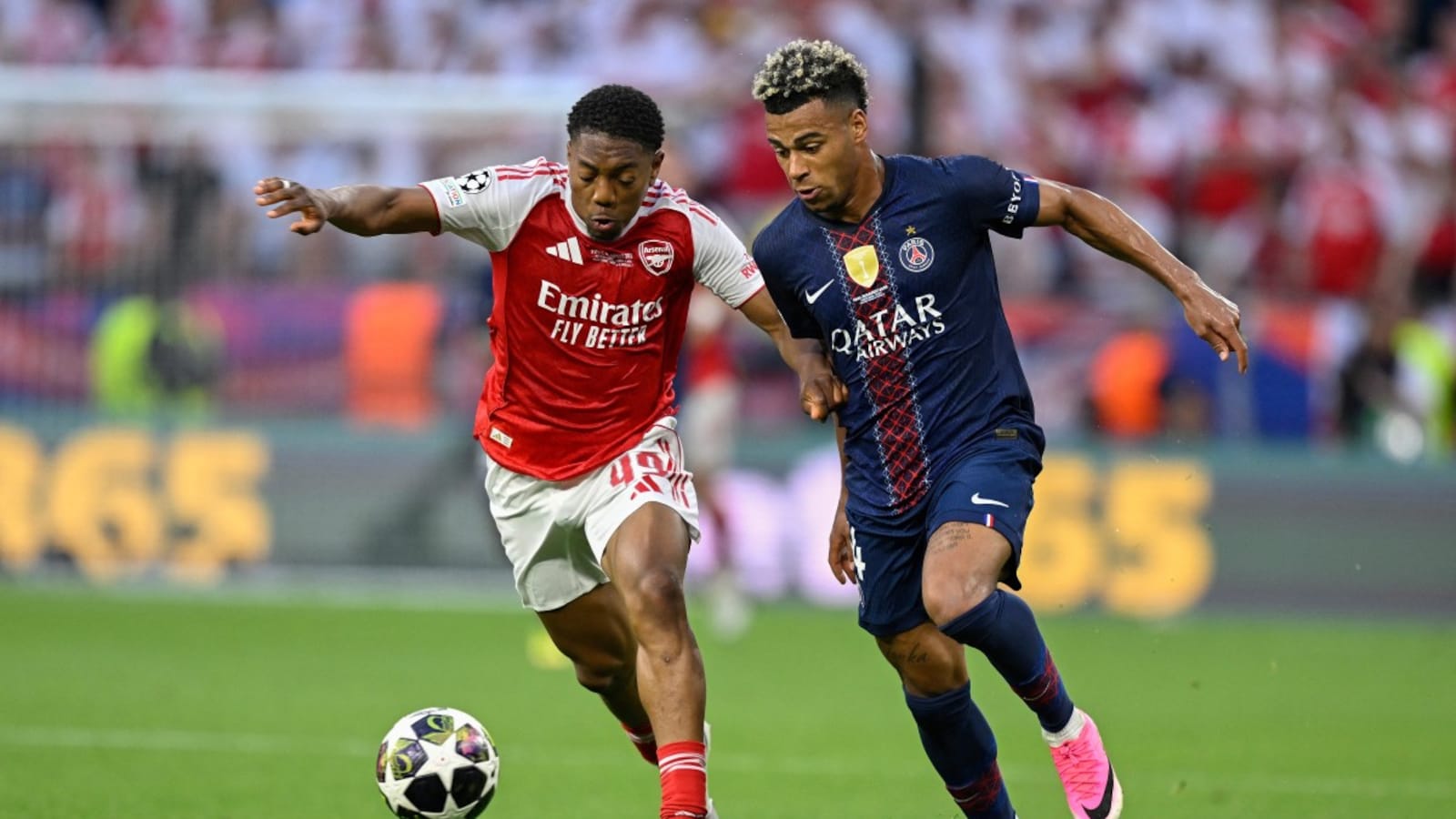 PSG vs Arsenal LIVE Score, Champions League Final: Arsenal Denied Penalty, Declan Rice Yellow-Carded For Protesting | PSG 1-1 ARS