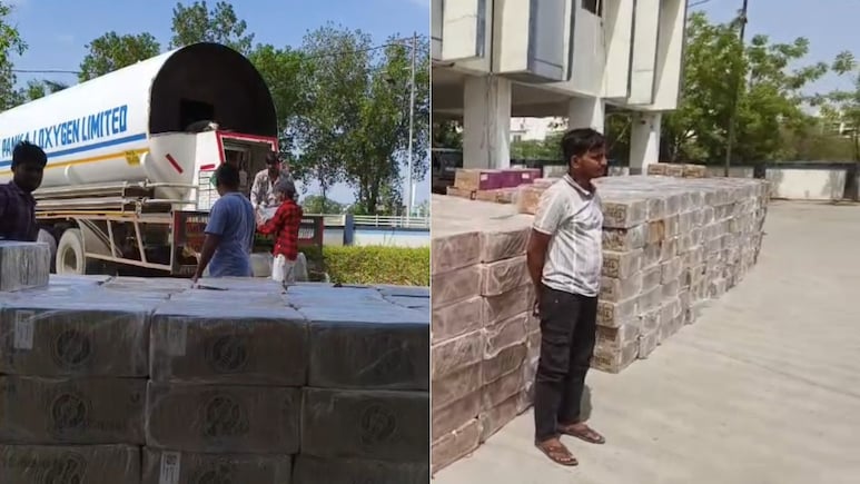 Liquor Hidden In Oxygen Tanker, Gujarat Cops Seize Alcohol Worth Rs 64 Lakh