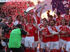First Pictures: Mikel Arteta And Arsenal Lift Premier League Trophy After 22 Years Of Wait
