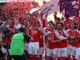 First Pictures: Mikel Arteta And Arsenal Lift Premier League Trophy After 22 Years Of Wait