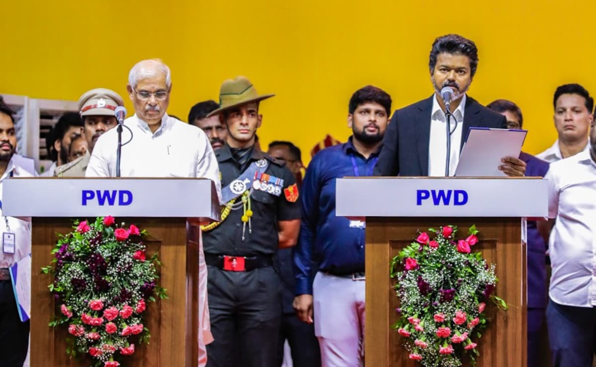 Vande Mataram Vs Tamil Anthem: Vijay's Oath Sparks First DMK-TVK Battle