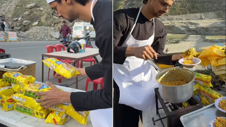 दिल्ली के शख्स ने पहाड़ों पर बेची 100 रुपये में मैगी, एक दिन की कमाई जानकर लोग रह गए हैरान, यूजर बोला- ये तो मेरी एक महीने की सैलरी है