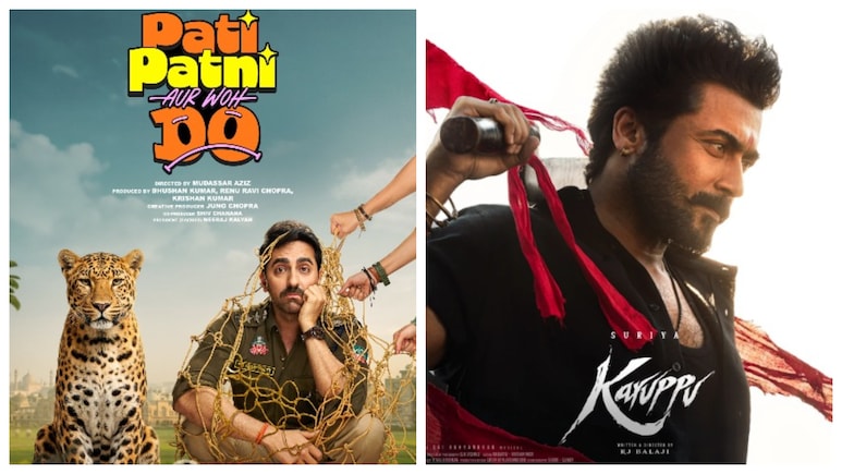 Karuppu Box Office Collection Day 1 vs Pati Patni Aur Woh Do: Suriya Starrer Takes Strong Lead