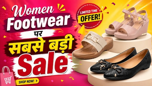 Myntra Sale: अब हर इवेंट में आपका स्&zwj;टाइल होगा सबसे अलग, Women Mules,  Flats, Heel के दाम हुए 60% कम