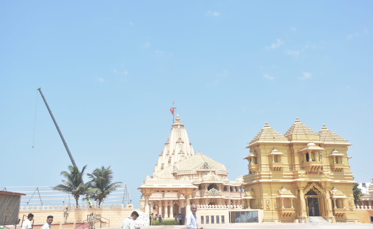 Somnath Temple To See First-Ever Spire Kumbhabhishek Led By PM Modi