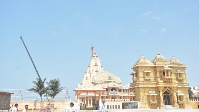 Somnath Temple To See First-Ever Spire <i>Kumbhabhishek</i> Led By PM Modi