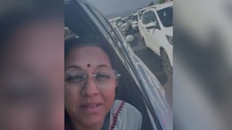 "It's Been 2 Hours": Supriya Sule, Stuck In Traffic, Talks To Motorists On Mumbai-Pune Expressway