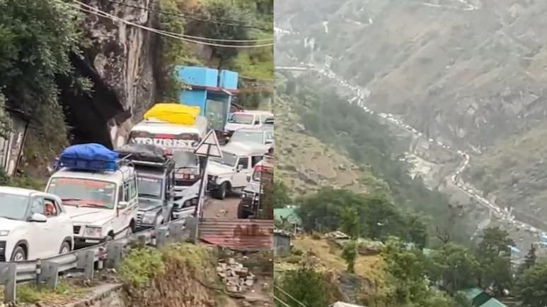 चारधाम यात्रा के लिए उमड़ी रिकॉर्डतोड़ भीड़, जोशीमठ से बद्रीनाथ के बीच लगा कई किलोमीटर लंबा जाम