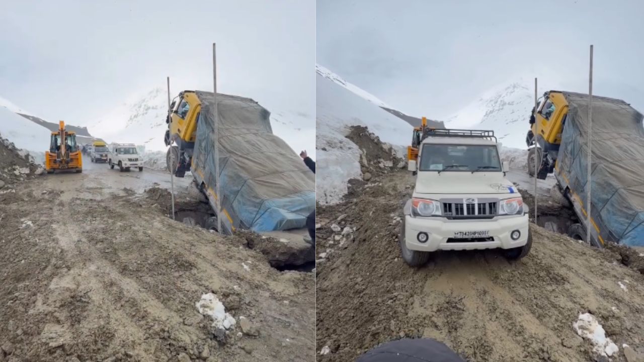 Video: Shinku La Pass Reopens For Traffic, Stranded Truck Remains Hurdle
