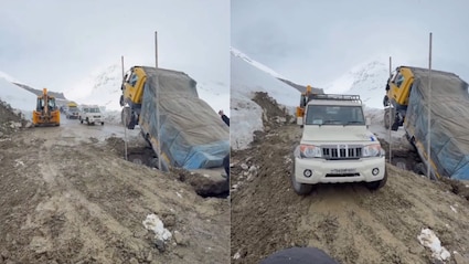 Video: Shinku La Pass Reopens For Traffic, Stranded Truck Remains Hurdle