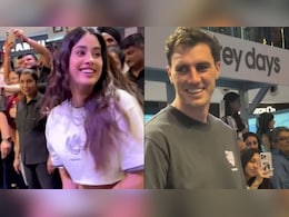 Watch: Janhvi Kapoor's Ball Hit Bystander During Match With Pat Cummins. Actor Apologises
