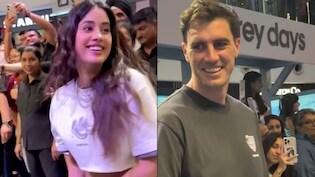 Watch: Janhvi Kapoor's Ball Hit Bystander During Match With Pat Cummins. Actor Apologises