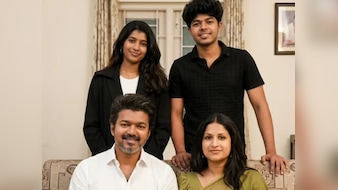 Amid Trisha Affair Rumours, Vijay's Wife, Children Skip Oath-Taking Ceremony
