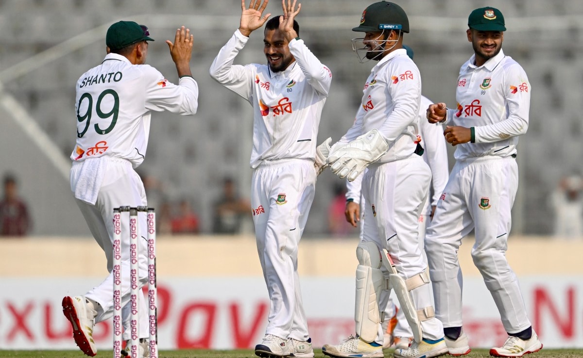 Mehidy Hasan Miraz Claims 5 Wickets As Bangladesh Take Slim Lead Over Pakistan In 1st Test