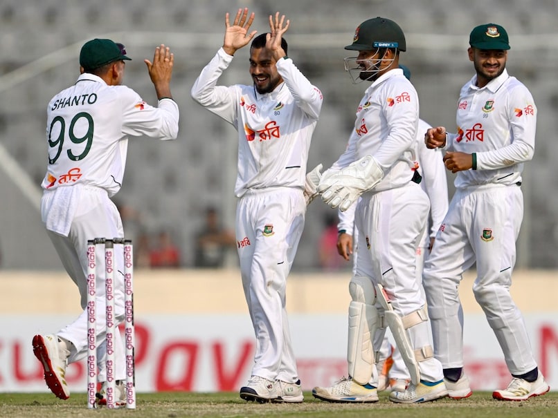Mehidy Hasan Miraz Claims 5 Wickets As Bangladesh Take Slim Lead Over Pakistan In 1st Test