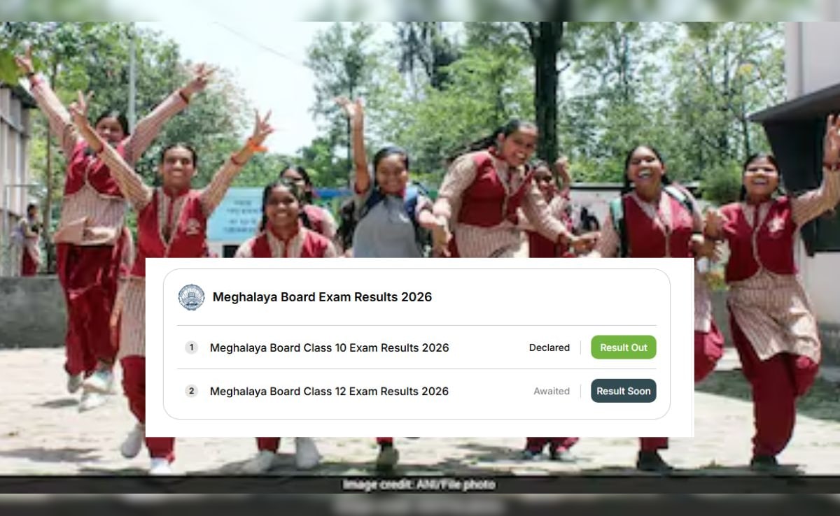 Meghalaya Class 12 Arts, Science, Commerce Result 2026 At 11 AM: How To Check Marksheet On NDTV