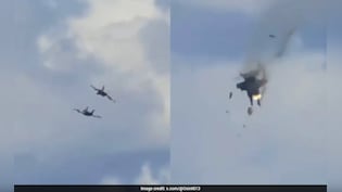 Video: Moment 2 Jets Collided Mid-Air At US Air Show