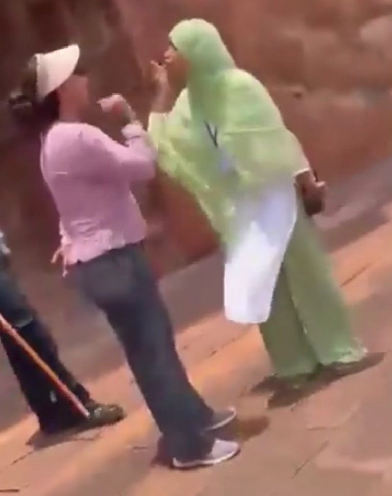 Tourist Confronts Staff Over Slippers Inside Karnataka's Badami Cave Temples