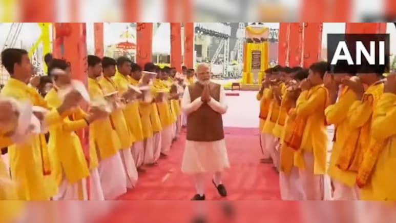 PM Modi Holds Roadshow Ahead Of Somnath Amrut Mahotsav