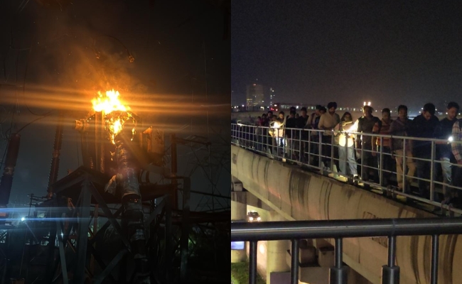 Major Power Outage In Gurugram As Transformer Blows Up, Rapid Rail Ops Hit