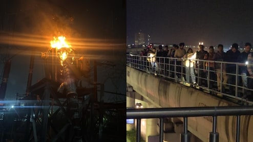 Gurugram Metro Halts For 40 Minutes Amid Power Cut, Commuters Walk On Tracks