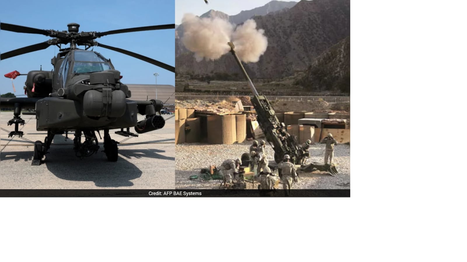 Apache Choppers, Howitzers: US Clears $428-Million Defence Support To India