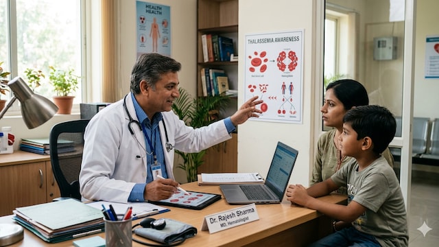 Managing a child with thalassemia major involves lifelong transfusions every few weeks