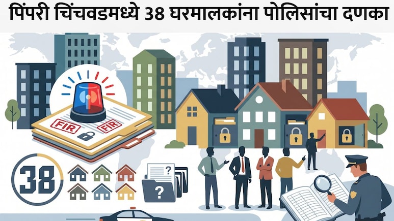 Pimpri-Chinchwad: सावधान! भाडेकरू ठेवलाय? पिंपरी-चिंचवडमध्ये 38 घरमालकांवर पोलिसांची मोठी कारवाई, एक चूक भोवली