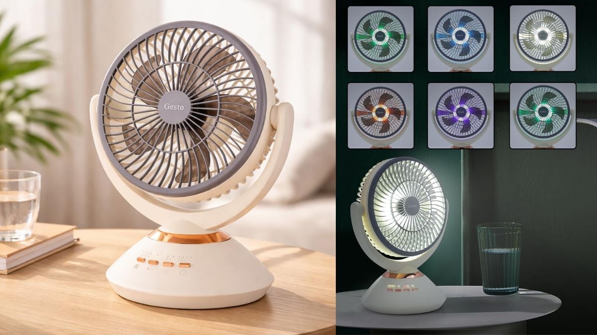 Best USB Desk Fans Under ₹3500 With Portable Cooling And LED Light Support: These fans have adjustable airflow settings for added convenience. Best USB Desk Fans Under ₹3500 With Portable Cooling And LED Light Support: These fans have adjustable airflow settings for added convenience.