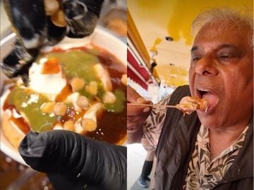 Ashish Vidyarthi Enjoys Palak Patta Chaat And Avocado Golgappe In Delhi. Watch His Reaction