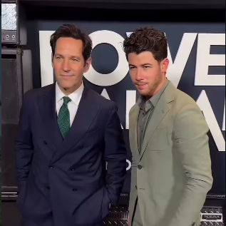 Paul Rudd And Nick Jonas Step Out In Style For Power Ballad Screening: Video