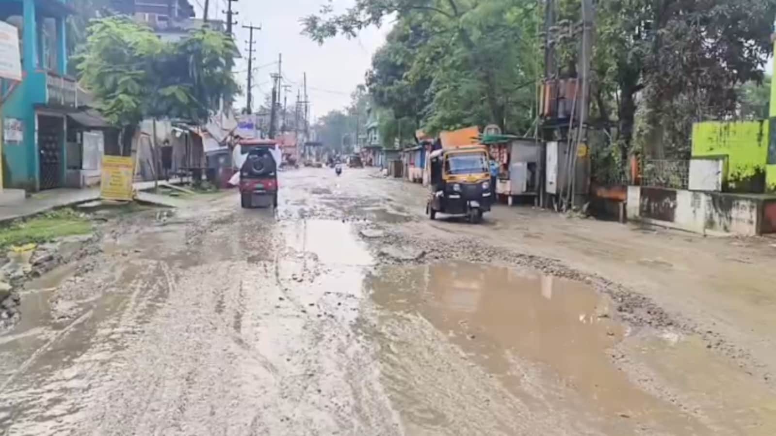 Assam Locals Demand Immediate Repair Of ‘Dangerous’ NH-37 Highway