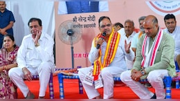 राजस्&zwj;थान के CM भजनलाल शर्मा ने गांव में क&zwj;िया रात्र&zwj;ि विश्राम, खाट पर बैठकर ग्रामीणों से की बात